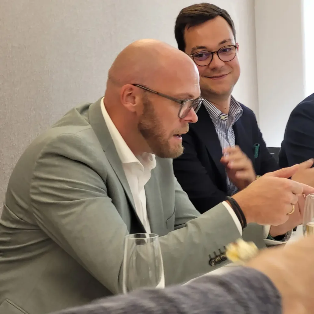 Mittagstisch mit Digitalminister Fabian Mehring